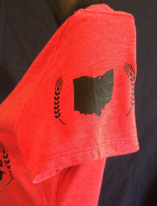 Red Scoop Neck Shirt - Image 2