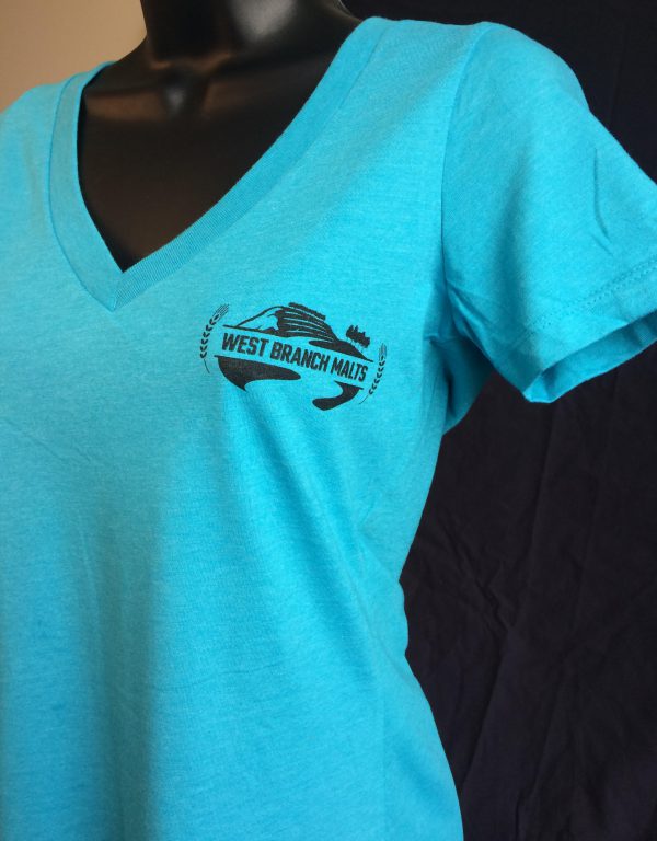 Blue V-Neck Shirt - Image 2