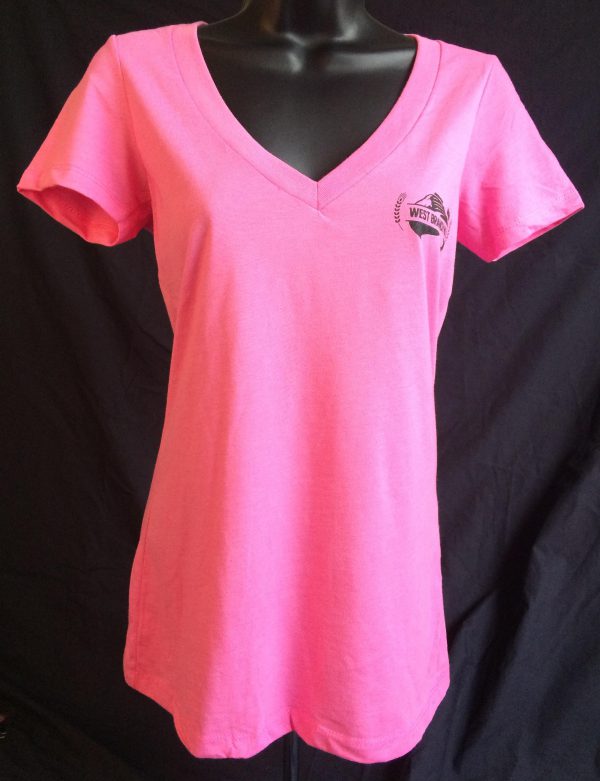Pink V-Neck Shirt