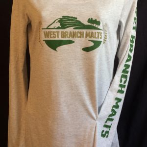 Light Gray Scoop Long Sleeve Shirt