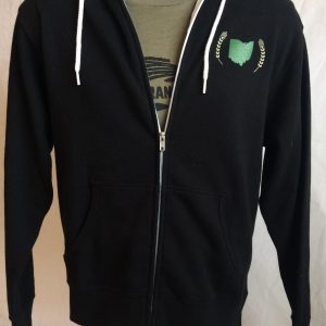 Black Zip-Up Hoodie