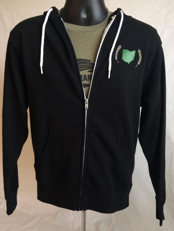 Black Zip-Up Hoodie