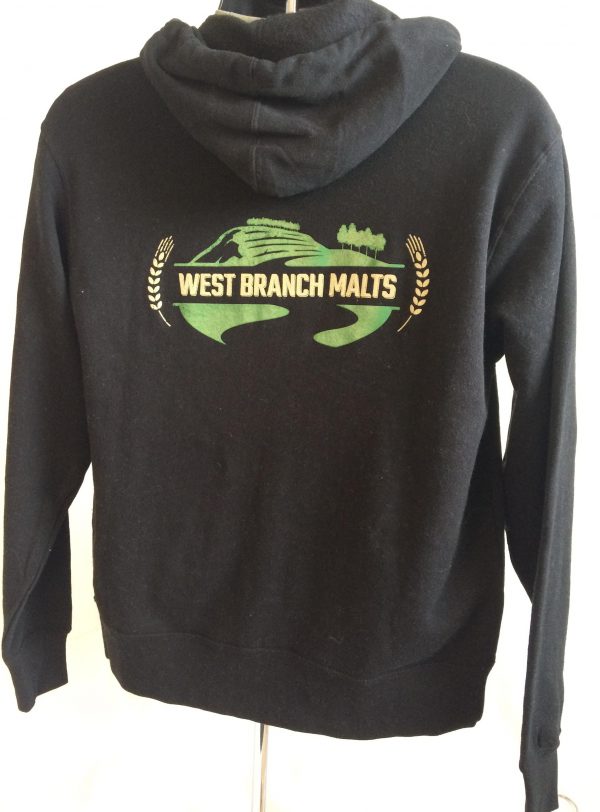 Black Zip-Up Hoodie - Image 2