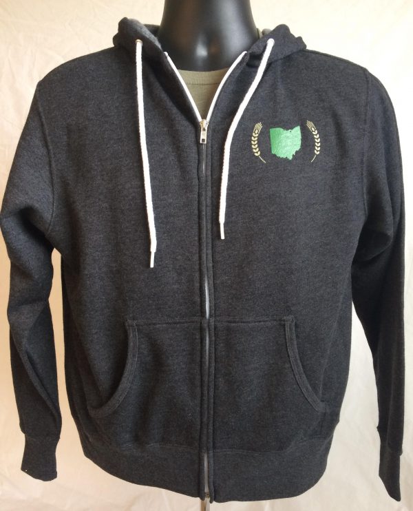 Gray Zip-Up Hoodie