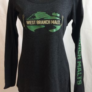 Dark Gray Scoop Long Sleeve Shirt