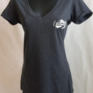 Gray V-Neck Shirt